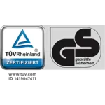 TÜV ID 1419047411 gepürfte Sicherheit
