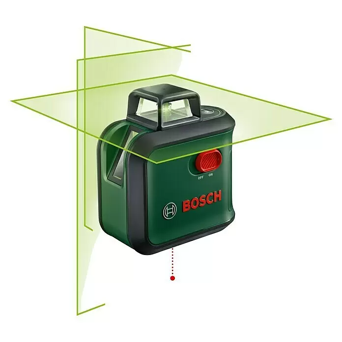 Bosch Kreuzlinienlaser AdvancedLevel 360Max. Arbeitsbereich: 12 m, 6 -tlg.