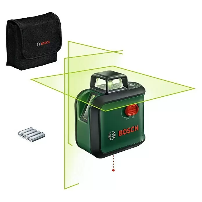 Bosch Kreuzlinienlaser AdvancedLevel 360Max. Arbeitsbereich: 12 m, 6 -tlg.