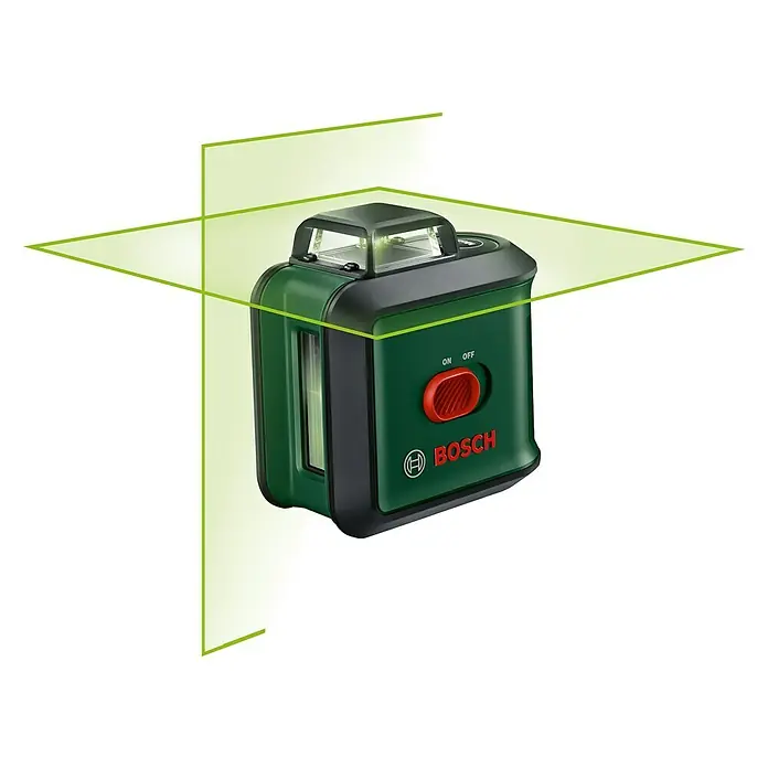 Bosch Kreuzlinienlaser UniversalLevel 360 - Max. Arbeitsbereich: 12 m, 6 -tlg. - Bosch Professional GLL 3-80 C Kreuzlinienlaser mit 3 x 360°-Linien für präzise Nivellierung und Ausrichtung.