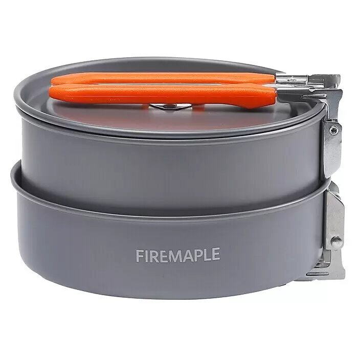 FireMaple Kochgeschirr-Set Feast 1 - Aluminium, 6 -tlg. - Vorderansicht