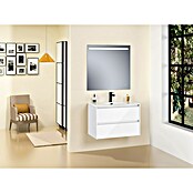 Conjunto de mueble de baño Sagano (Ancho total del mueble de baño: 80 cm, Blanco, Brillante) | BAUHAUS