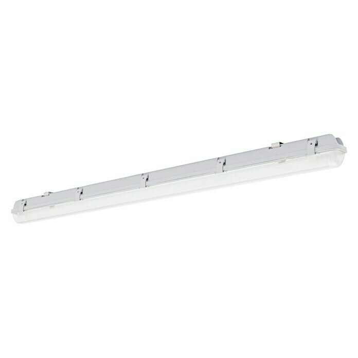 Voltolux LED-Feuchtraum-Lichtleiste1-flammig, 18 W, L x H: 127,2 x 7,8 cm, Neutralweiß, IP65 Diagonal View