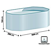 Gre Pool-Komplettset (664 x 386 x 124 cm, 21.500 l)