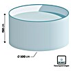 myPool Premium Stahlwand-Pool (Ø x H: 500 x 150 cm, Weiß/Sand, 28 000 l) | BAUHAUS