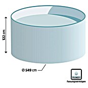 Bestway Opzetzwembad Steel Pro MAX (Ø x h: 549 x 122 cm, Grijs, 23.062 l) | BAUHAUS