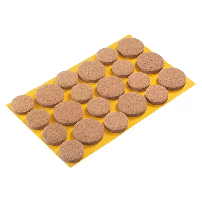 Stabilit FilzgleiterBraun, Kleben, 22 Stk.