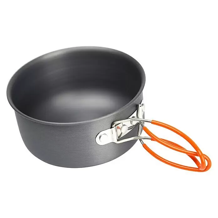 FireMaple Kochgeschirr-Set FMC-207 - Aluminium, 3 -tlg. - Diagonale Ansicht