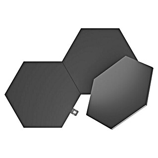 Nanoleaf Erweiterungskit Shapes Hexagons Ultra black 3 Panels (3 Stk., 42 W, Schwarz, RGBW, Hexagons, Smart Home-fähig: Ja)