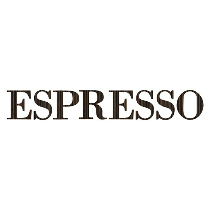 Wandobjekt (Espresso, Braun, 60 x 25 cm)