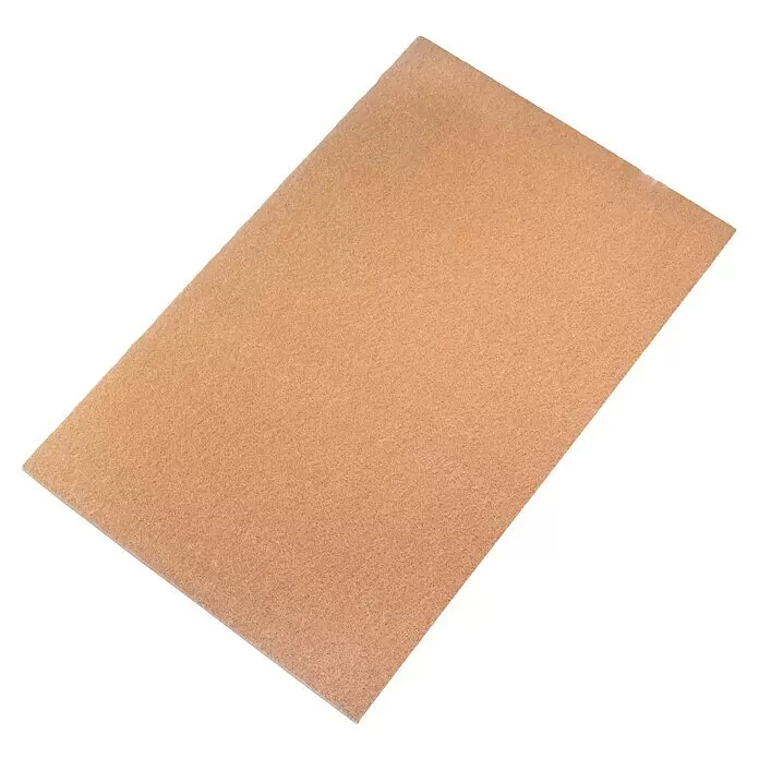 Stabilit Filzgleiter - B x L: 200 x 310 mm, Braun, 1 Stk., Kleben - Rechteckiges Blatt beigen Filzstoffs.