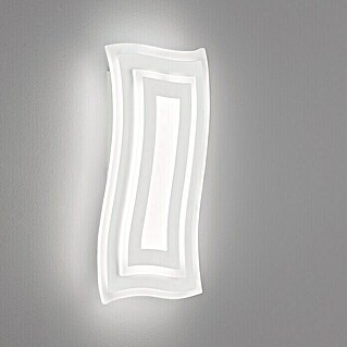 Fischer & Honsel LED-Wandleuchte Gorden (19 W, L x B x H: 5,5 x 22 x 43 cm, Weiß, Mehrfarbig)