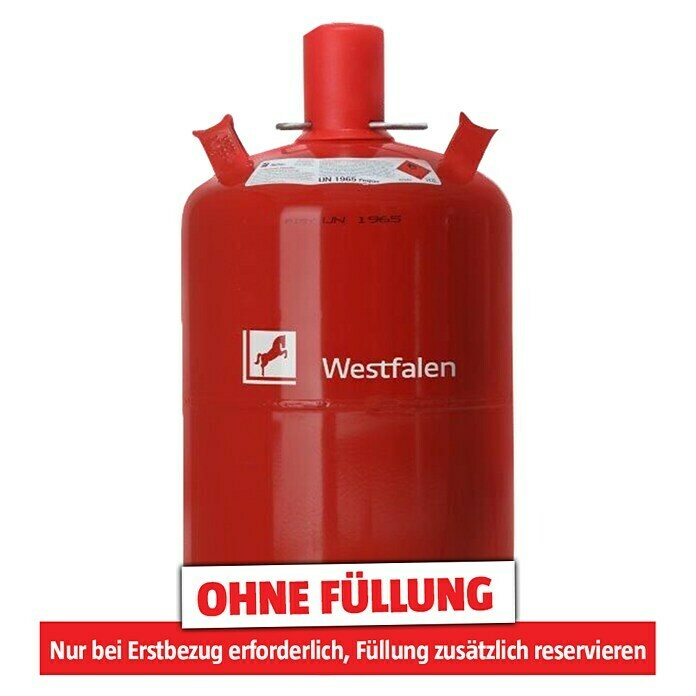 Westfalen Propangas-Flasche Pfandflasche ohne Füllung* (Fassungsvermögen: 11  kg)