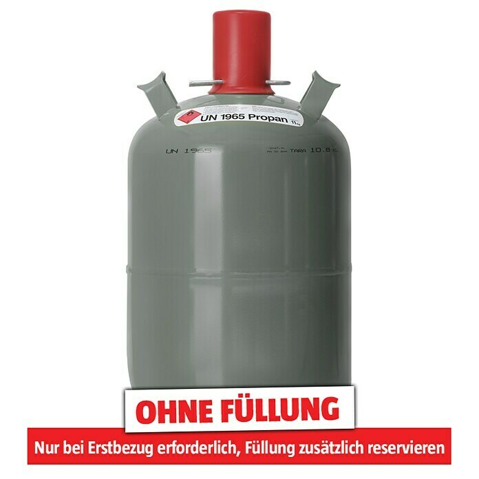Westfalen Propangas-Flasche Eigentumsflasche ohne Füllung*  (Fassungsvermögen: 11 kg)