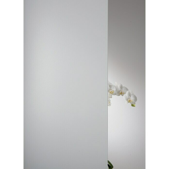 GetaDoor Laminit Zimmertür GL 222 LA-1 (860 x 2.110 mm, DIN Anschlag: Links, Arctic Weiß, Mittellage: Röhrenspan, Satiniertes Glas) | BAUHAUS