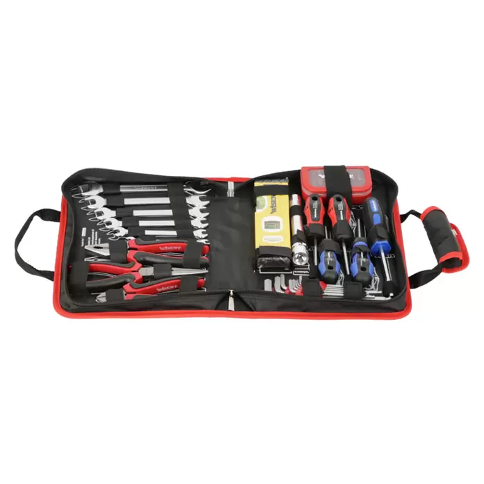 Wisent Werkzeugkoffer Servicebag - L x B x H: 340 x 230 x 74 mm, 56 -tlg.