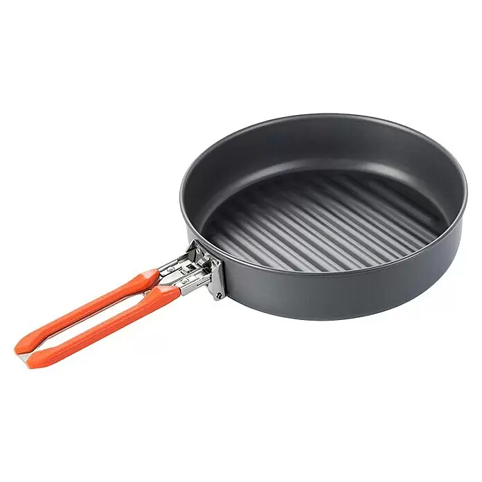 FireMaple Grillpfanne Feast FP - Durchmesser: 19,4 cm, Höhe: 4,5 cm - Diagonale Ansicht