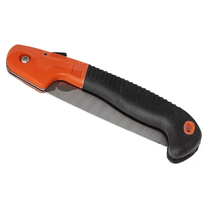 AceCamp Klappsäge - Länge: 40,5 cm - Klappsäge mit orange-schwarzem Griff und Metallsägeblatt.