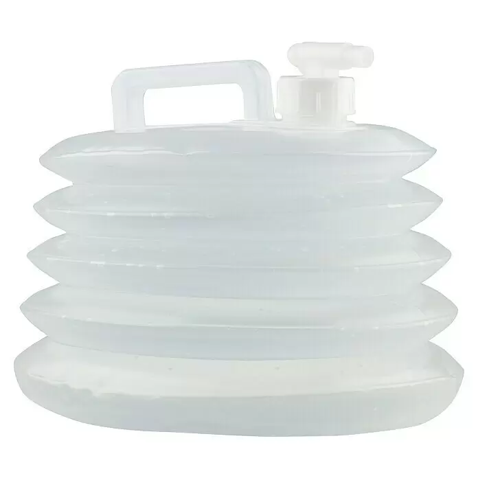 AceCamp Faltkanister - Kunststoff, 10 l - Transparenter, faltbarer Wasserbehälter aus Kunststoff mit Griff und Ausgießer.