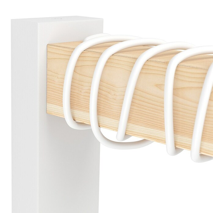 Eglo Townshend Aplique de pared (10 W, L x An x Al: 19 x 6,5 x 21,5 cm, Blanco, E27) | BAUHAUS