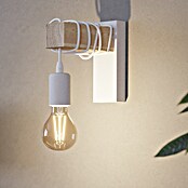 Eglo Townshend Aplique de pared (10 W, L x An x Al: 19 x 6,5 x 21,5 cm, Blanco, E27) | BAUHAUS