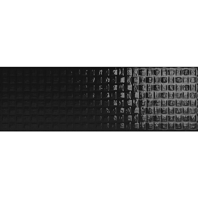Decocer by Cinca Wandtegel Soho mix glanzend zwart (10 x 30 cm, Mix Zwart, Glanzend) | BAUHAUS