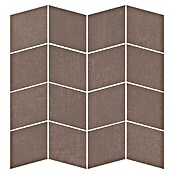 Decocer by Cinca Mozaïektegel Essence brown inclinado (29 x 29 cm, Bruin) | BAUHAUS