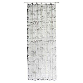 Elbersdrucke Schlaufenschal Loveletter (140 x 255 cm, 100 % Polyester, Weiß/Schwarz)