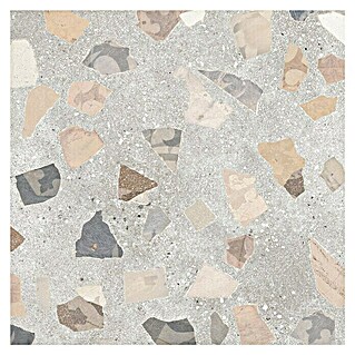Decocer by Cinca Keramische tegel Retro grey terrazzo (60 x 60 cm, Grijs)