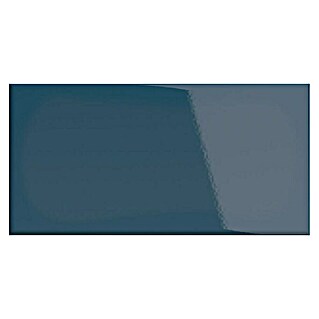 Decocer by Cinca Wandtegel Metro navy blue glossy (7,5 x 15 cm, Blauw, Glanzend)