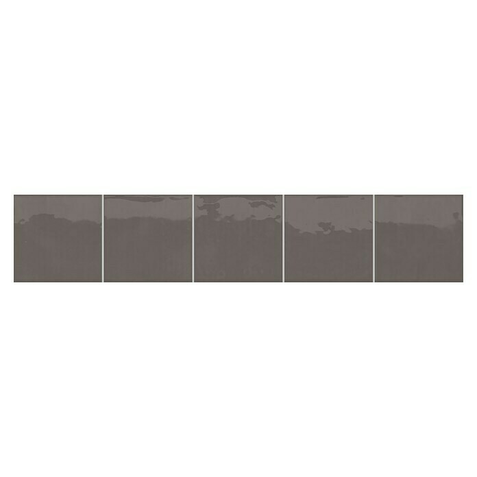Decocer by Cinca Wandtegel Splash element antraciet (15 x 15 cm, Antraciet) | BAUHAUS
