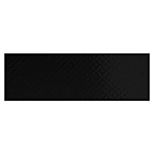 Decocer by Cinca Wandtegel Soho mix matt black (10 x 30 cm, Zwart, Mat)