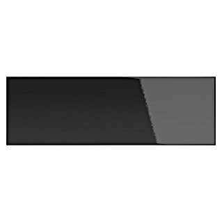 Decocer by Cinca Wandtegel Metro glossy black (10 x 30 cm, Zwart, Glanzend)