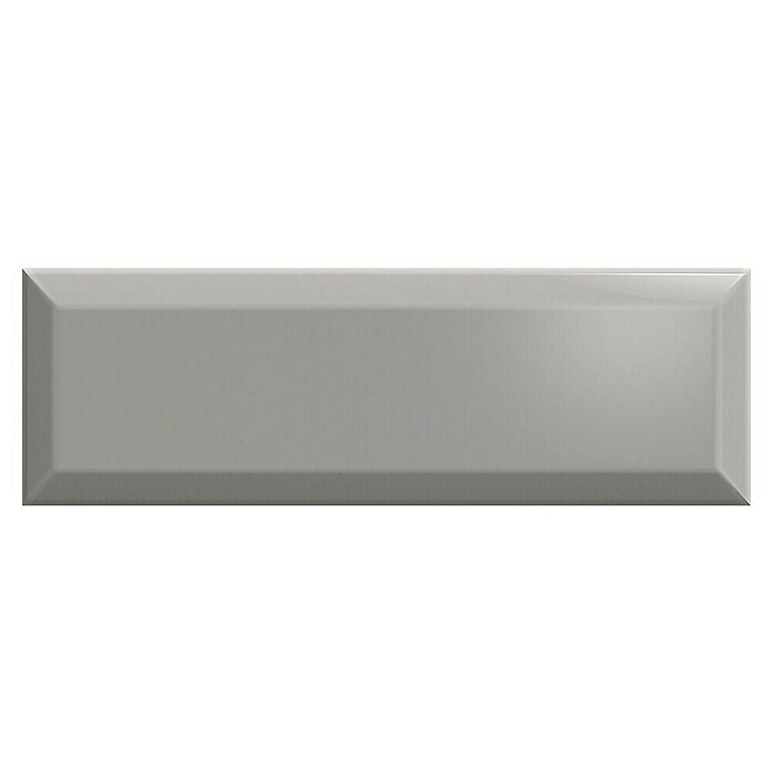 Decocer by Cinca Wandtegel Tiffany diamond glossy lead (10 x 30 cm, Grijs, Glanzend) | BAUHAUS