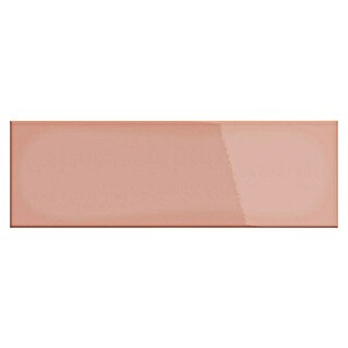 Decocer by Cinca Wandtegel Metro glossy pink (10 x 30 cm, Roze, Glanzend)