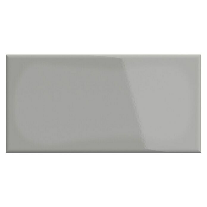 Decocer by Cinca Wandtegel Metro grey glossy (7,5 x 15 cm, Grijs, Glanzend) | BAUHAUS