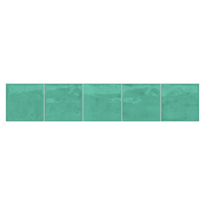 Decocer by Cinca Wandtegel Splash element sea green (15 x 15 cm, Groen) | BAUHAUS