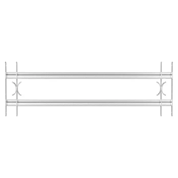 Stabilit Fenstergitter - Höhe: 300 mm, Auszugslänge: 100 cm - 150 cm, Fensterlaibungsmontage - Metallfenstergitter für erhöhte Sicherheit und dekoratives Aussehen. Robustes Material bietet Schutz und eine stilvolle Ergänzung für jedes Fenster.
