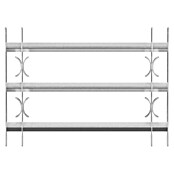 Stabilit Reja extensible para ventanas (Longitud regulable: 70 - 105 cm, Altura: 450 mm, Perfil angular)