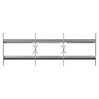 Stabilit Rešetka za prozor (Visina: 300 mm, Duljina teleskopske šipke: 70 cm - 105 cm, Ugradnja prozorskih otvora)
