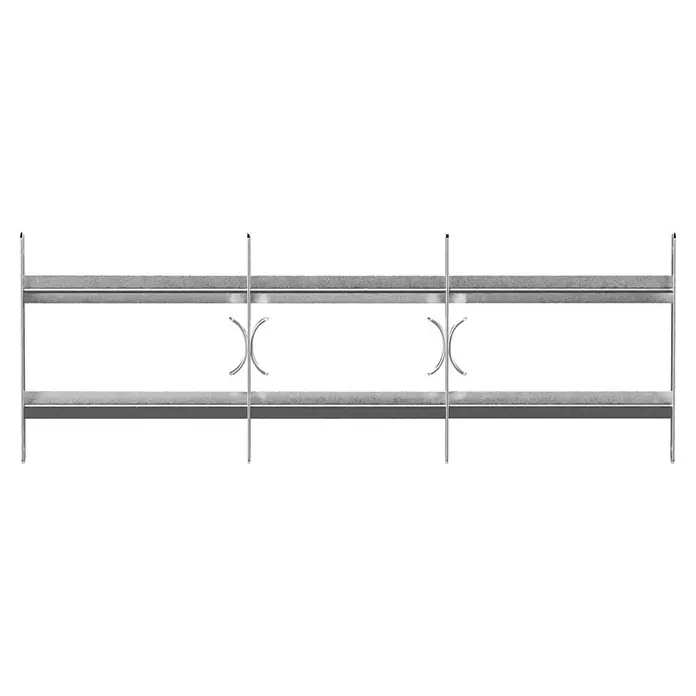 Stabilit Fenstergitter - Höhe: 300 mm, Auszugslänge: 70 cm - 105 cm, Fensterlaibungsmontage - Die Sicherheitsfenstergitter aus Metall bieten zuverlässigen Schutz und verleihen jedem Haus oder Geschäft eine elegante Note.