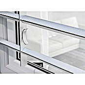 Stabilit Reja extensible para ventanas (Longitud regulable: 100 - 150 cm, Altura: 300 mm, Perfil angular)