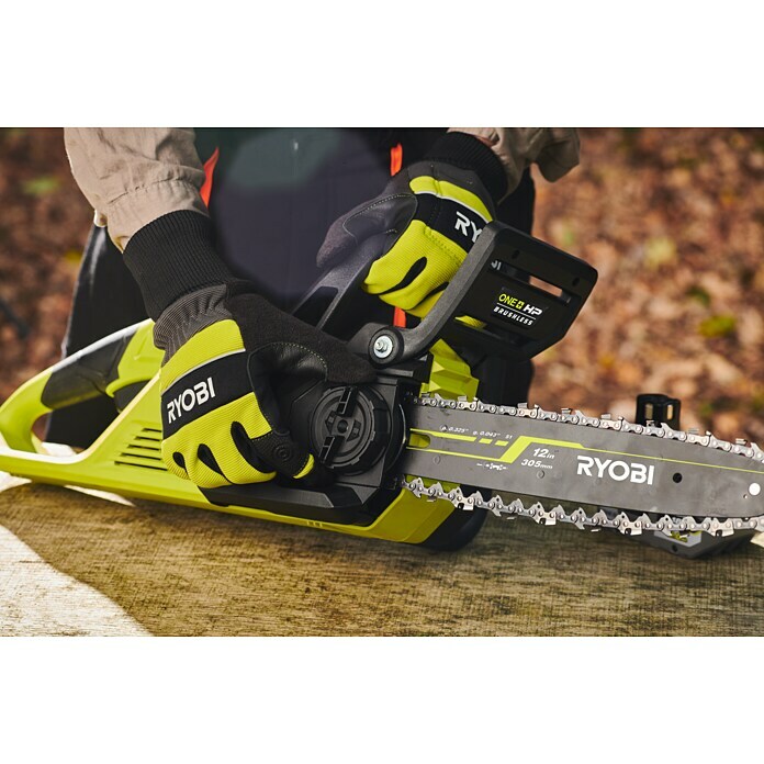 Ryobi ONE+HP Akku-Kettensäge RY18CSX30A-0 (18 V, Li-Ionen, Ohne Akku, Schwertlänge: 30 cm) | BAUHAUS