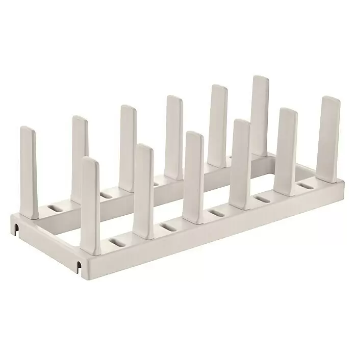 Tescoma Pfannenhalter Flexi Space - Weiß - Diagonale Ansicht
