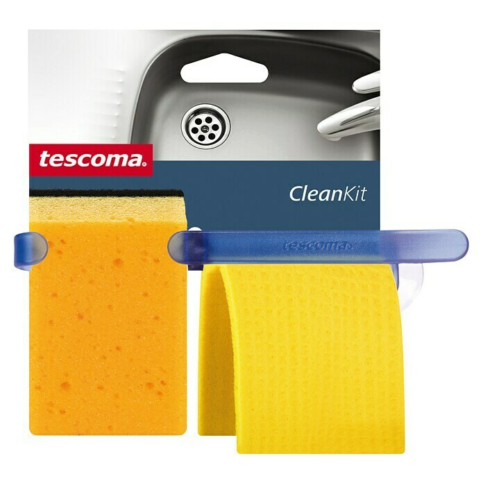 Tescoma Schwammtuchhalter Clean Kit (Grau) | BAUHAUS