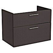 VitrA Aurinia 2.0 Waschtischunterschrank (81 x 49 x 62 cm, Anthrazit, Matt) | BAUHAUS