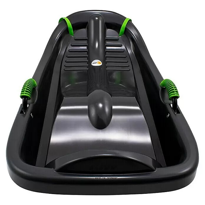 KHW Schlitten Snow Bird Deluxe - L x B: 96 x 54 cm, Belastbarkeit: 60 kg, Kunststoff, Anthrazit - Rückansicht
