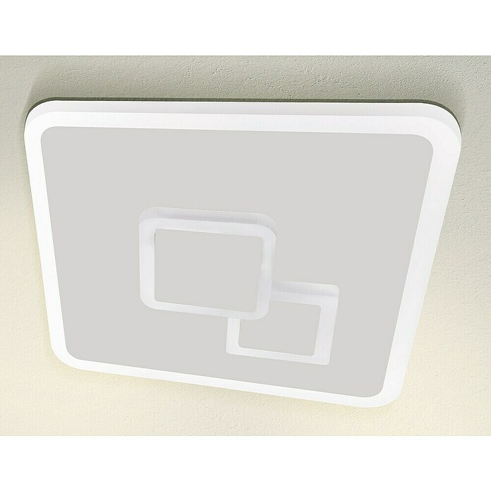 Eglo LED stropna svjetiljka Cadegal  (7,8 W, D x Š x V: 20 x 20 x 5 cm, Bijela, Kvadratno) | BAUHAUS