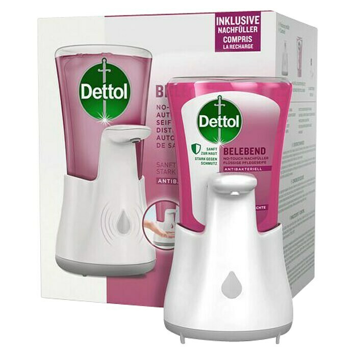Dettol No-Touch Kit de démarrage pour distributeur de savon