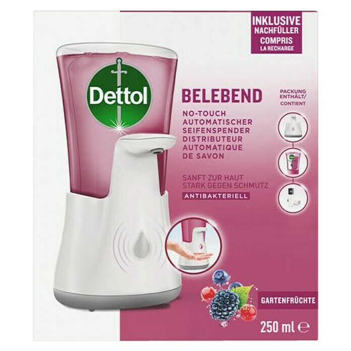 Dettol No-Touch Kit de démarrage pour distributeur de savon